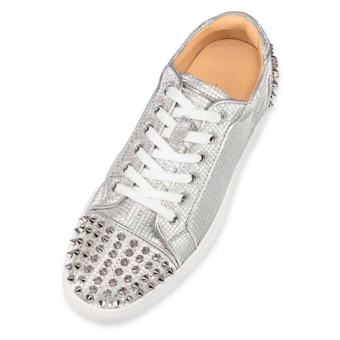 Christian Louboutin Vieira 2 Women Shoes Color Silver