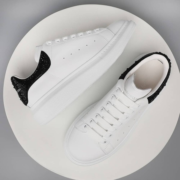 Alexander McQueen Oversized White Black Crystals