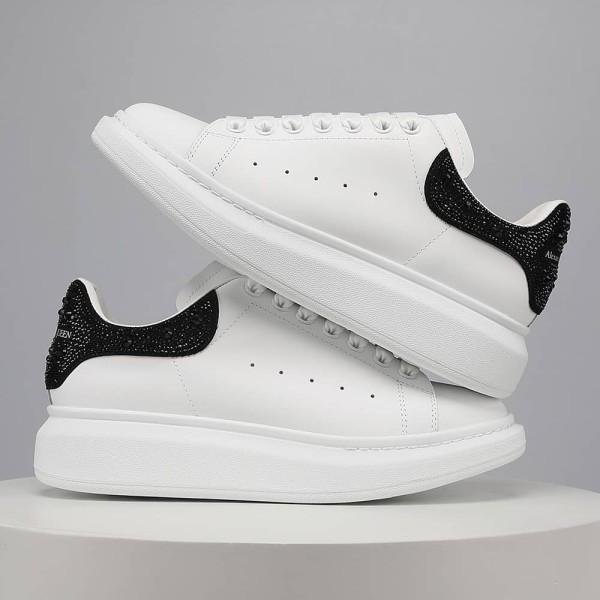 Alexander McQueen Oversized White Black Crystals
