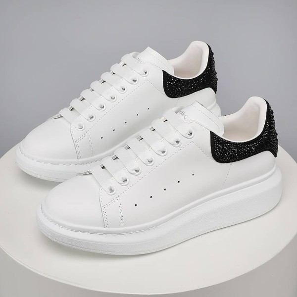 Alexander McQueen Oversized White Black Crystals