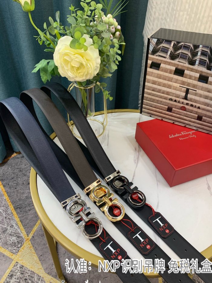 Streetwear Belt Ferragamo  319088 SIZE:3.5cm