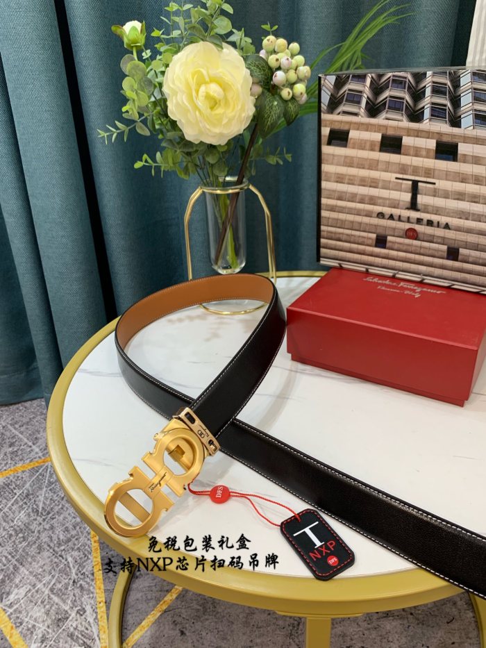 Streetwear Belt Ferragamo 319050 SIZE:3.5cm