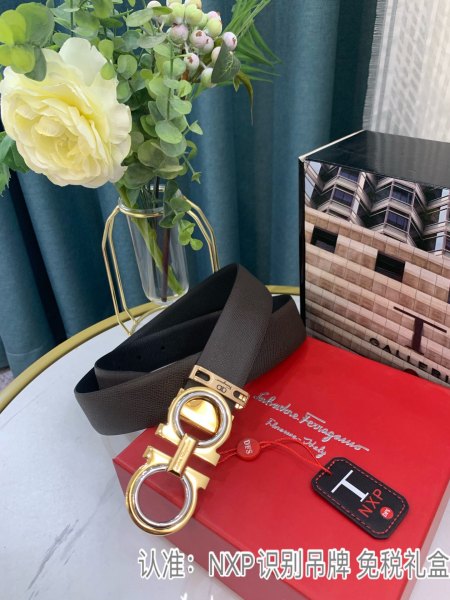 Streetwear Belt Ferragamo 319089 SIZE:3.5cm