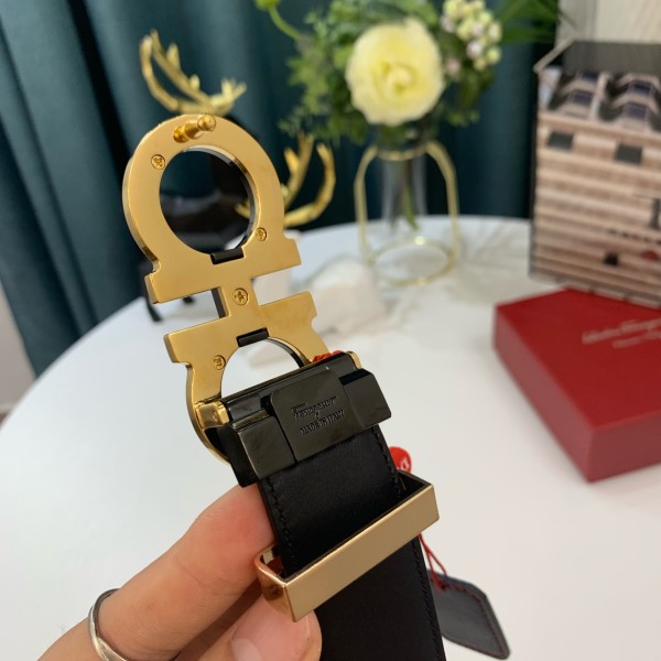 Streetwear Belt Ferragamo 319038 SIZE:3.5cm