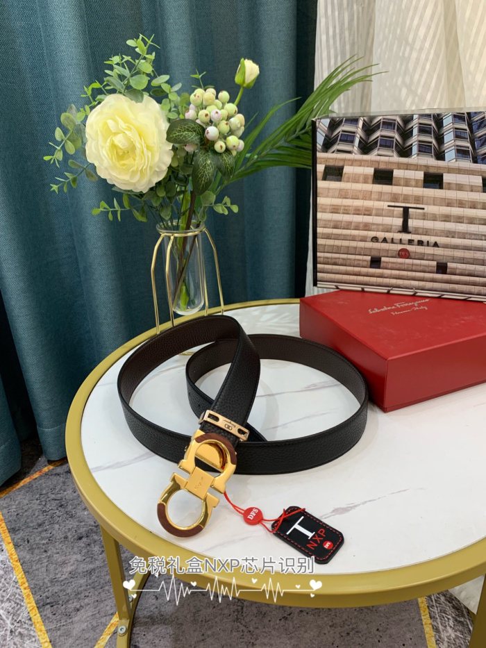 Streetwear Belt Ferragamo 319042 SIZE:3.5cm