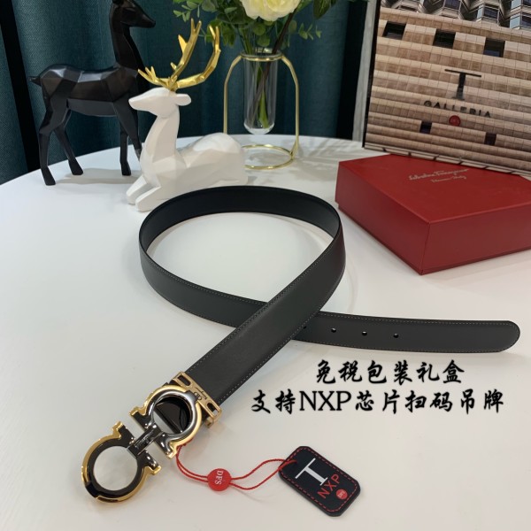 Streetwear Belt Ferragamo 319038 SIZE:3.5cm