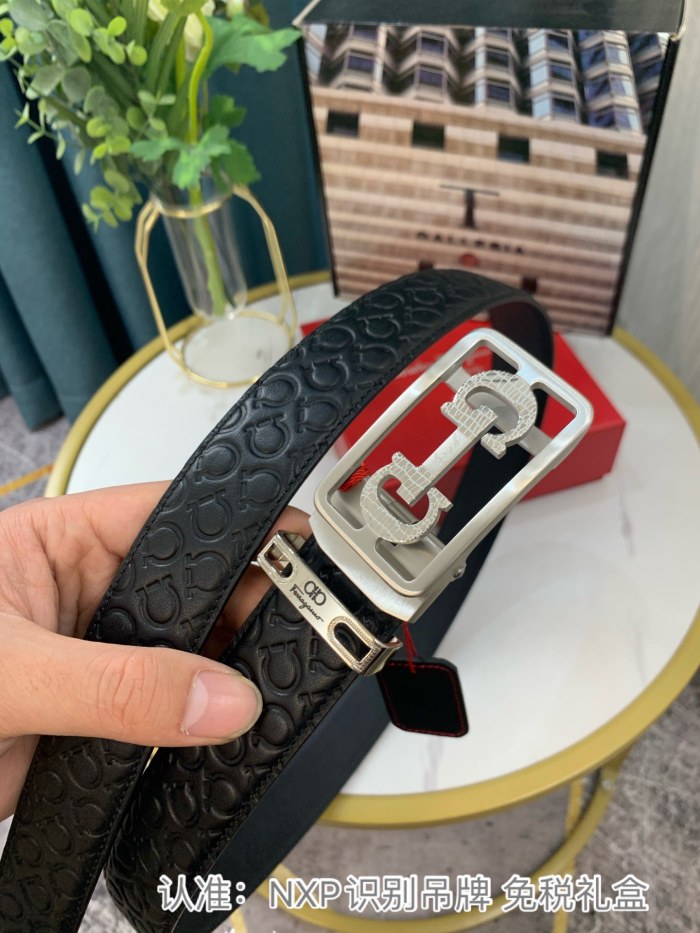 Streetwear Belt Ferragamo  319071 SIZE:3.5cm