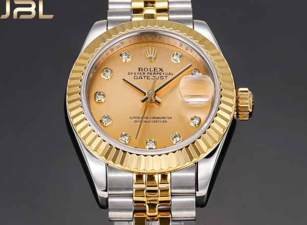 ROLEX Women's Logbook Collection Automatic Mechanical Movement Women's Watch Watch 31mm Gold Dial