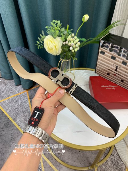 Streetwear Belt Ferragamo 319041 SIZE:3.5cm