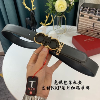 Streetwear Belt Ferragamo 319038 SIZE:3.5cm