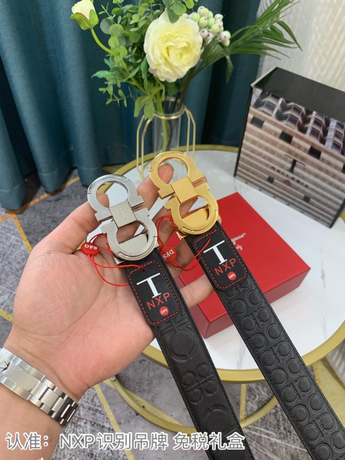 Streetwear Belt Ferragamo  319077 SIZE:3.5cm
