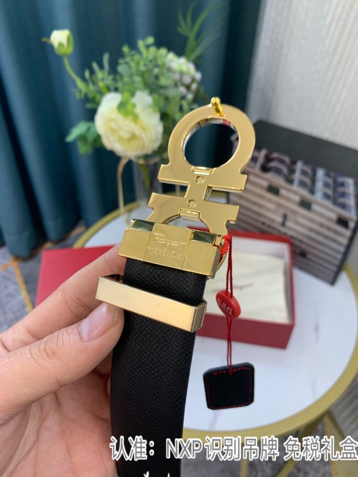 Streetwear Belt Ferragamo 319089 SIZE:3.5cm