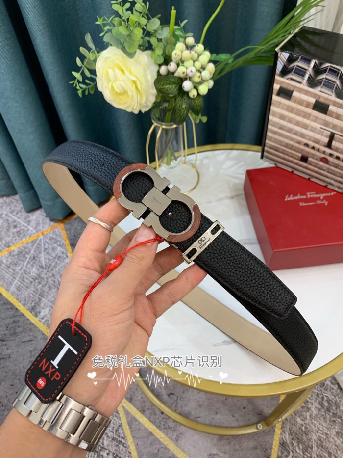 Streetwear Belt Ferragamo 319041 SIZE:3.5cm