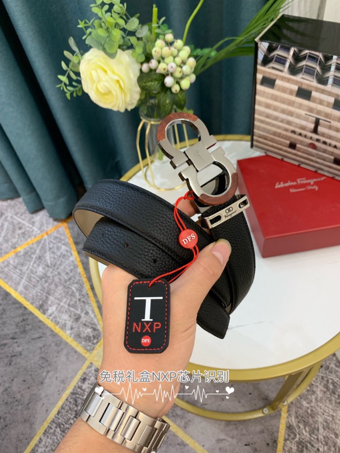 Streetwear Belt Ferragamo 319041 SIZE:3.5cm