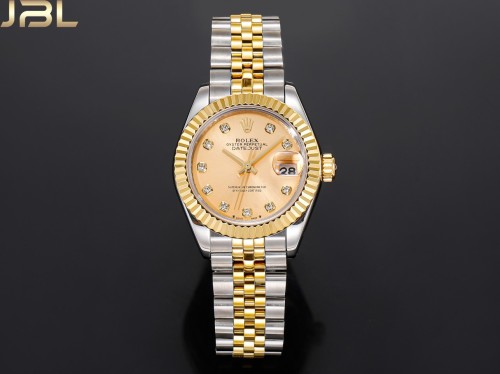 ROLEX Women's Logbook Collection Automatic Mechanical Movement Women's Watch Watch 31mm Gold Dial