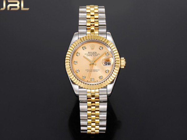 ROLEX Women's Logbook Collection Automatic Mechanical Movement Women's Watch Watch 31mm Gold Dial