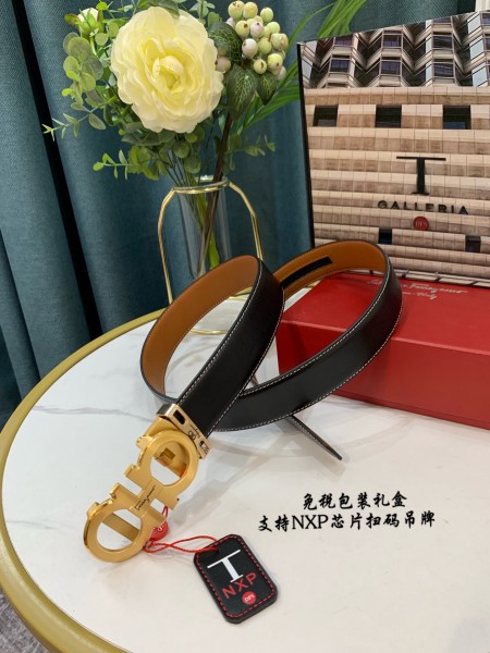 Streetwear Belt Ferragamo 319050 SIZE:3.5cm