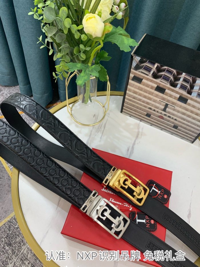 Streetwear Belt Ferragamo  319071 SIZE:3.5cm
