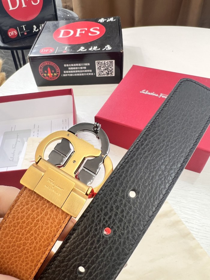 Streetwear Belt Ferragamo 321820 size:3.5cm