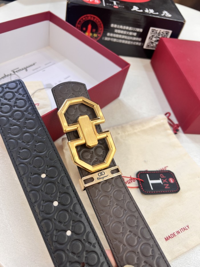 Streetwear Belt Ferragamo 321826 size:3.5cm