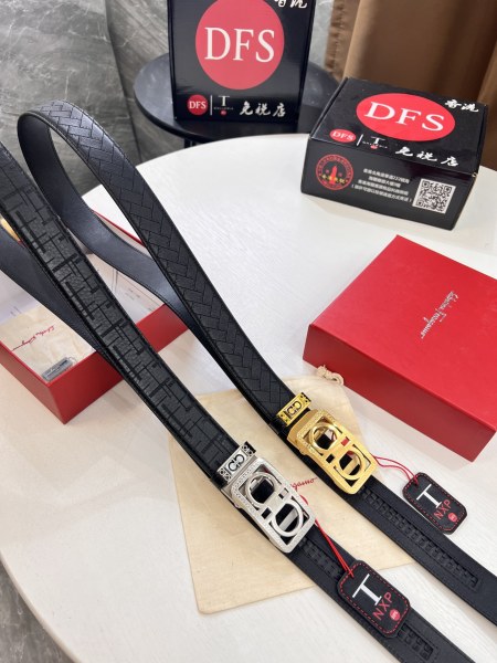 Streetwear Belt Ferragamo 321749 size:3.5cm