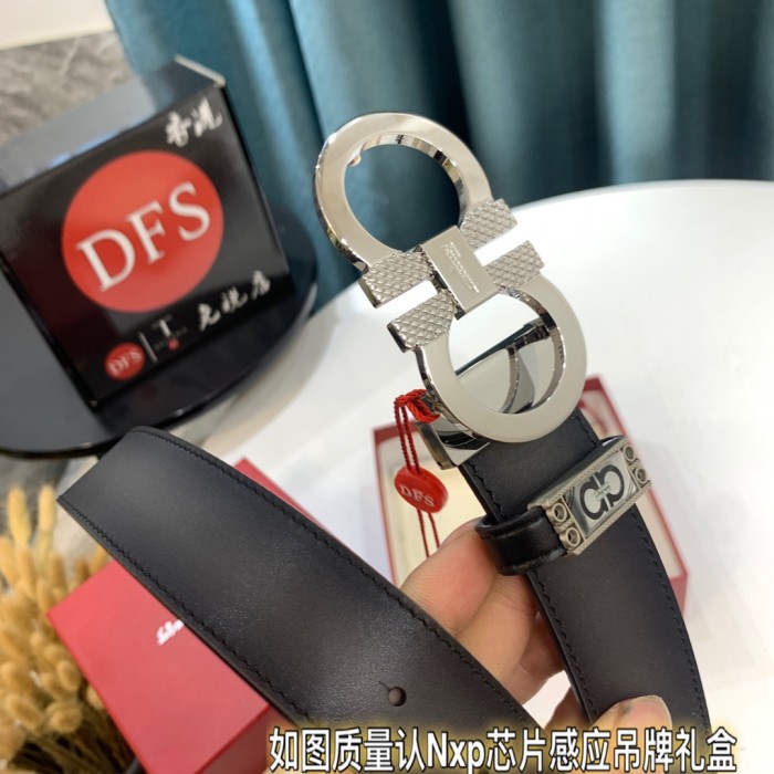 Streetwear Belt Ferragamo 321816 size:3.5cm