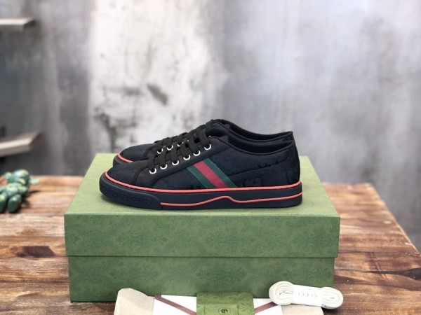 Gucci Off The Grid Tennis 1977 Low ECONYL Black GG Green Red