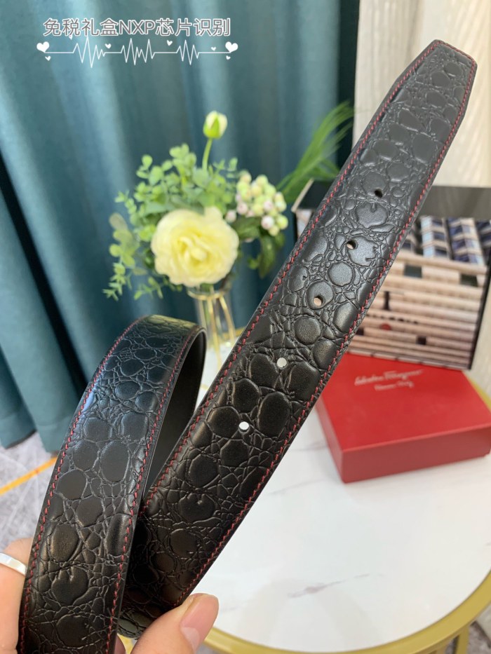 Streetwear Belt Ferragamo   319013  SIZE:3.5cm