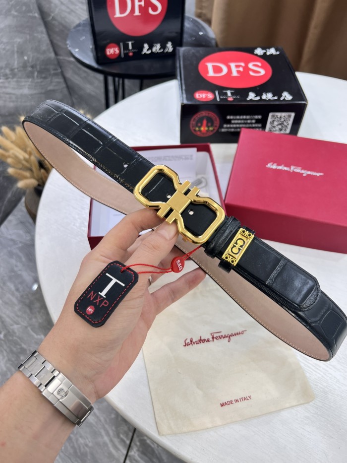 Streetwear Belt Ferragamo 321745 size:3.5cm