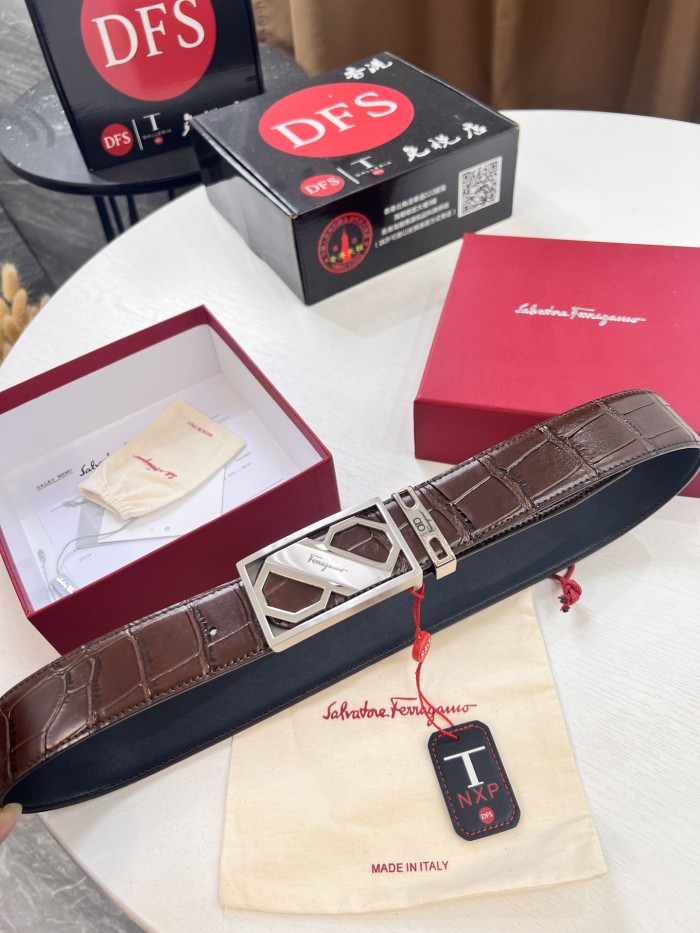 Streetwear Belt Ferragamo 321812 size:3.5cm