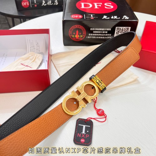 Streetwear Belt Ferragamo 321664 size:3.5cm