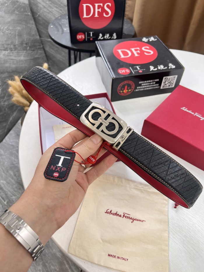 Streetwear Belt Ferragamo 321836 size:3.5cm