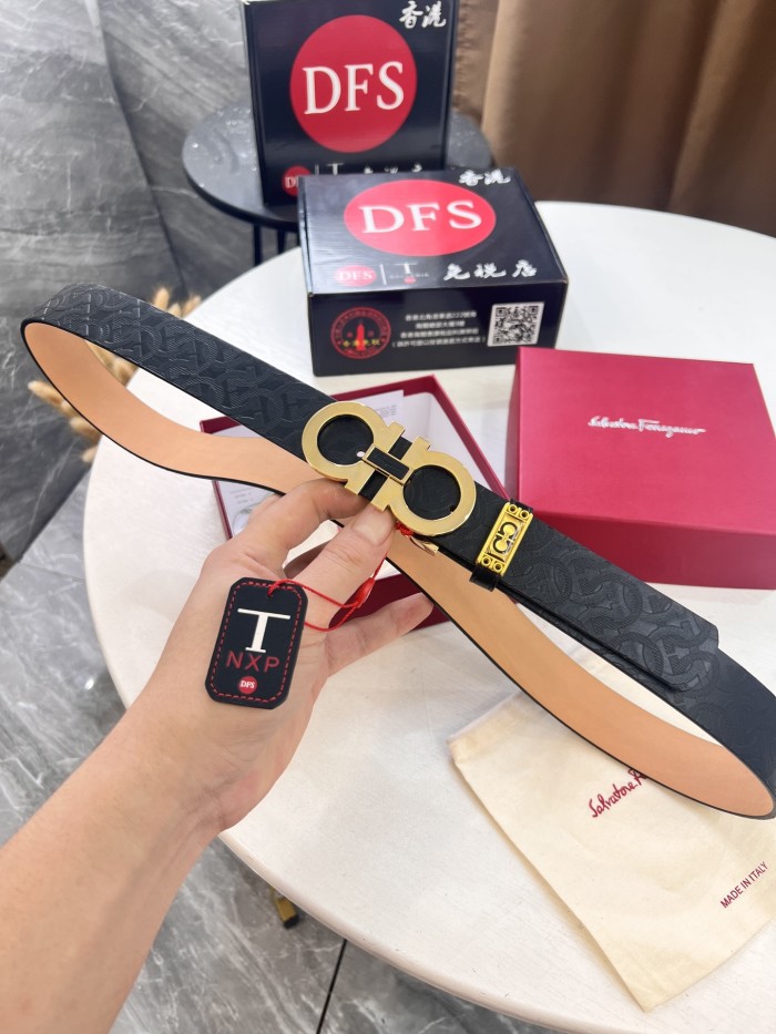 Streetwear Belt Ferragamo 321689 size:3.5cm