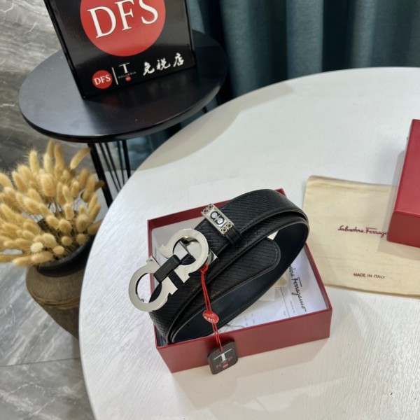 Streetwear Belt Ferragamo 321862 size:3.5cm