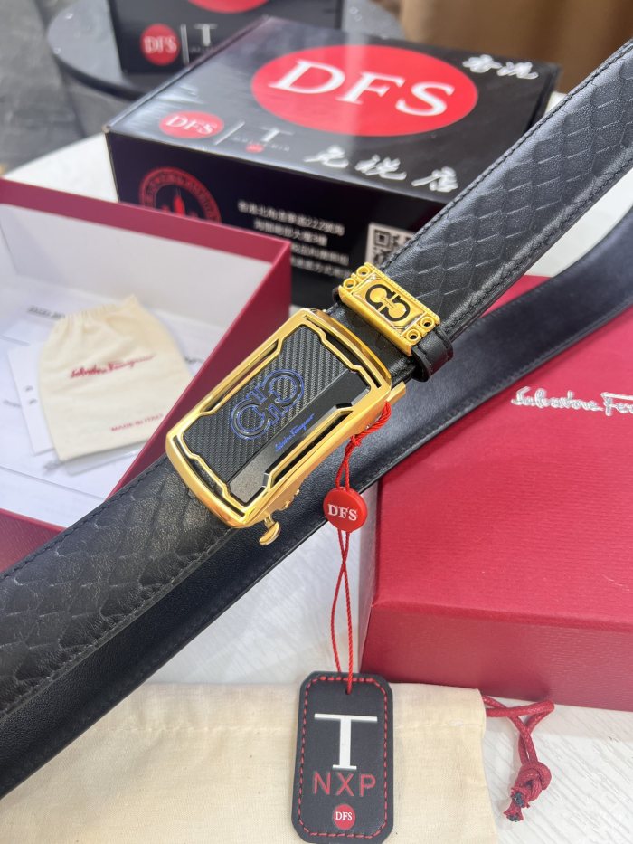 Streetwear Belt Ferragamo 321629  size:3.5cm