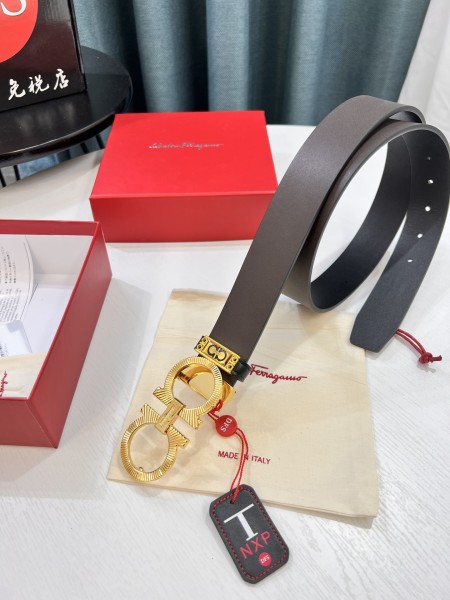 Streetwear Belt Ferragamo 321799 size:3.5cm