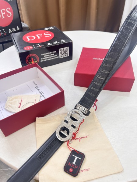 Streetwear Belt Ferragamo 321685 size:3.5cm