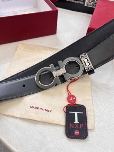 Streetwear Belt Ferragamo 321639 size:3.5cm