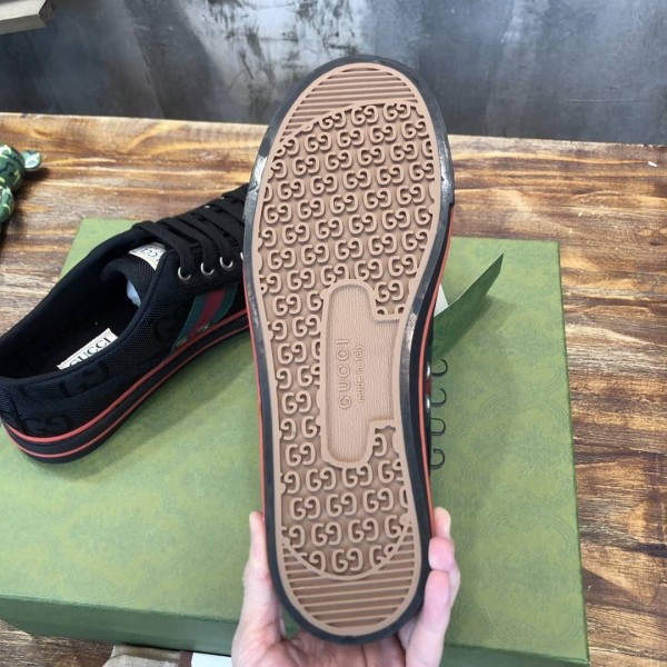 Gucci Off The Grid Tennis 1977 Low ECONYL Black GG Green Red