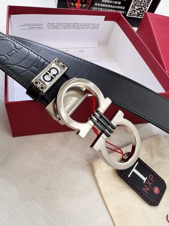Streetwear Belt Ferragamo 321688 size:3.5cm