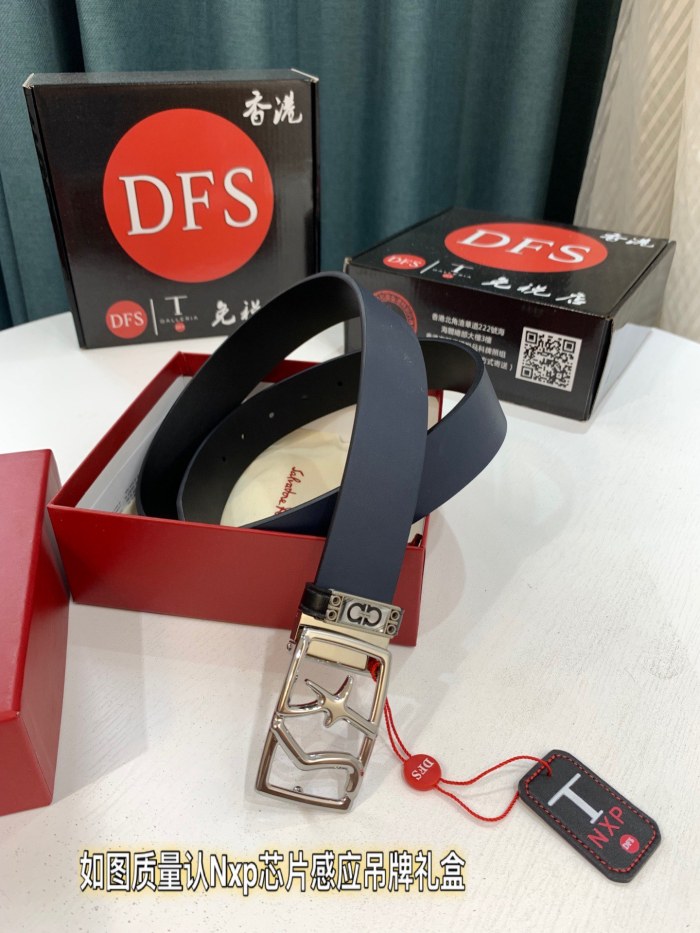 Streetwear Belt Ferragamo 321880 size:3.5cm