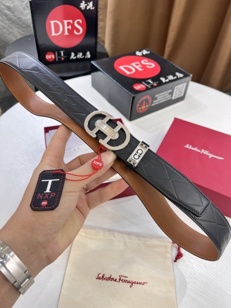 Streetwear Belt Ferragamo 321730 size:3.5cm