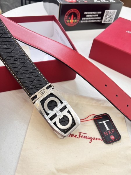 Streetwear Belt Ferragamo 321836 size:3.5cm