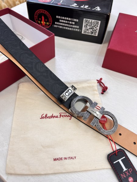 Streetwear Belt Ferragamo 321784 size:3.5cm