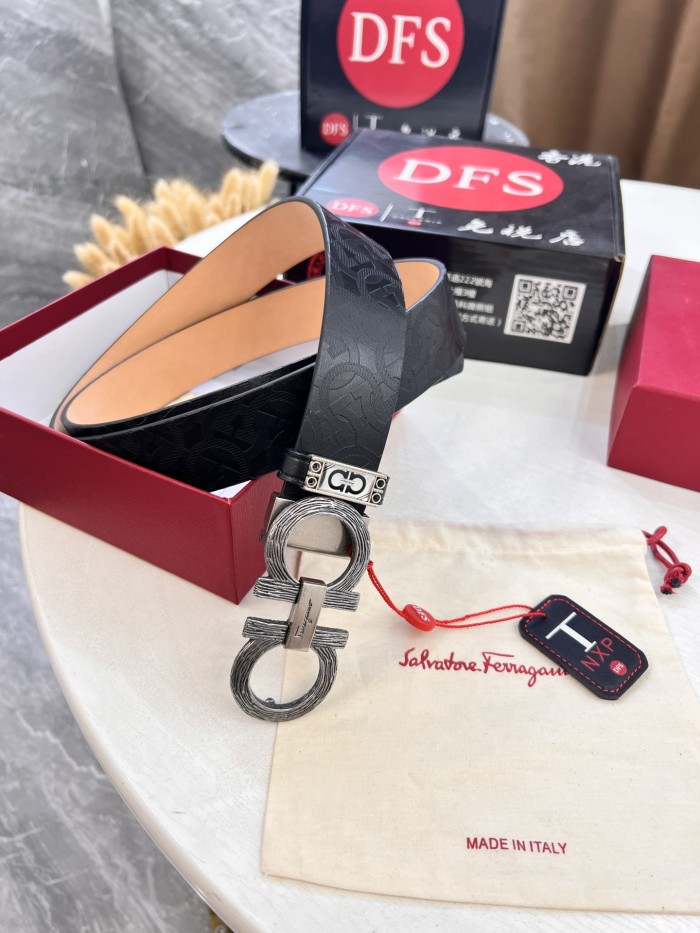 Streetwear Belt Ferragamo 321784 size:3.5cm