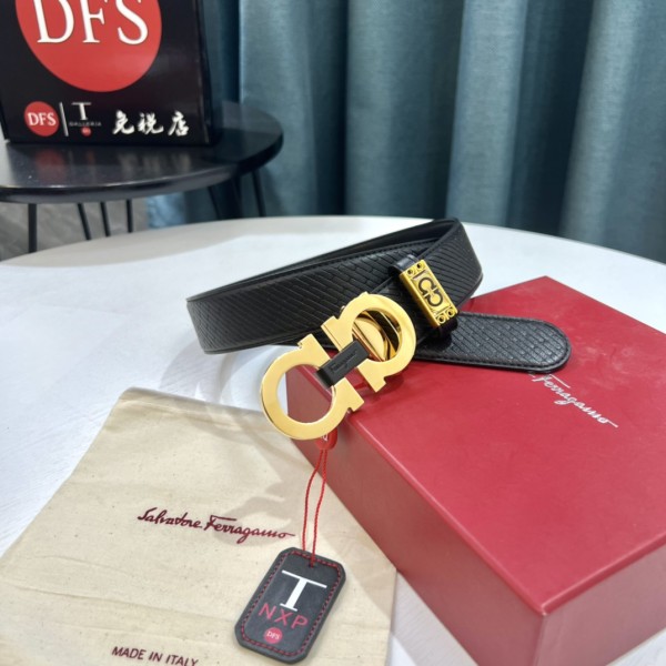 Streetwear Belt Ferragamo 321863 size:3.5cm