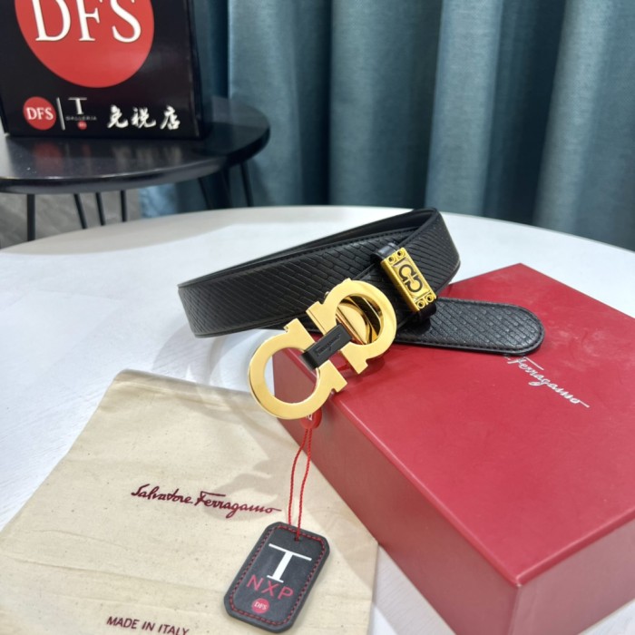 Streetwear Belt Ferragamo 321863 size:3.5cm