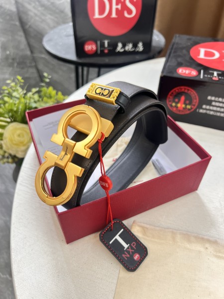 Streetwear Belt Ferragamo 321638 size:3.5cm