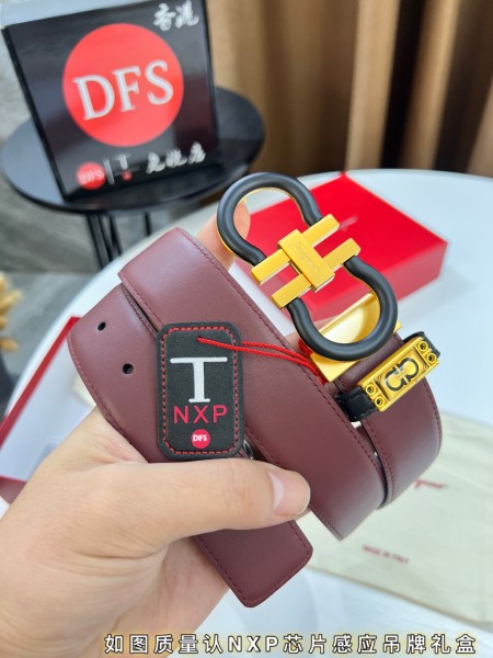 Streetwear Belt Ferragamo 321707 size:3.5cm