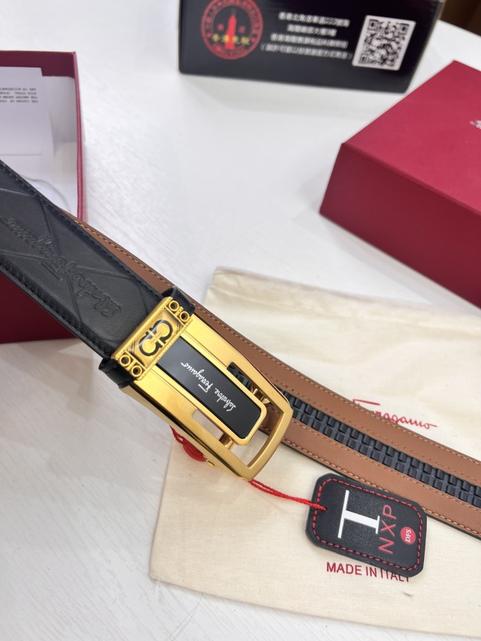 Streetwear Belt Ferragamo 321914 size:3.5cm